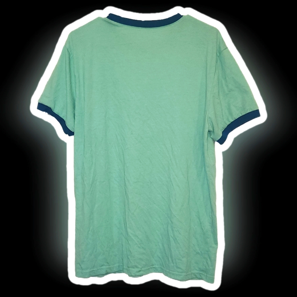 ❌️ [SOLD] Camp Pusheen Green Blue Tee Shirt Top - Picture 3 of 4